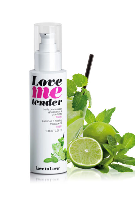 Масажна олія з ароматом мохіто 100 МЛ Love to Love Cosmeto в аерозол7 уп-ці