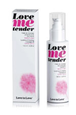 Масажна олія з ароматом солодкої вати 100 МЛ Love to Love Cosmeto в упаковці